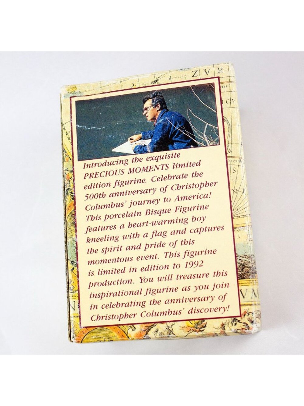 Precious Moments Christopher Columbus LE 1992 Figurine 527777 "This Land" - Picture 8 of 10